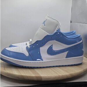Nike Air Jordan 1 Low SE Men's Sneakers White/Legend Blue, Size 13